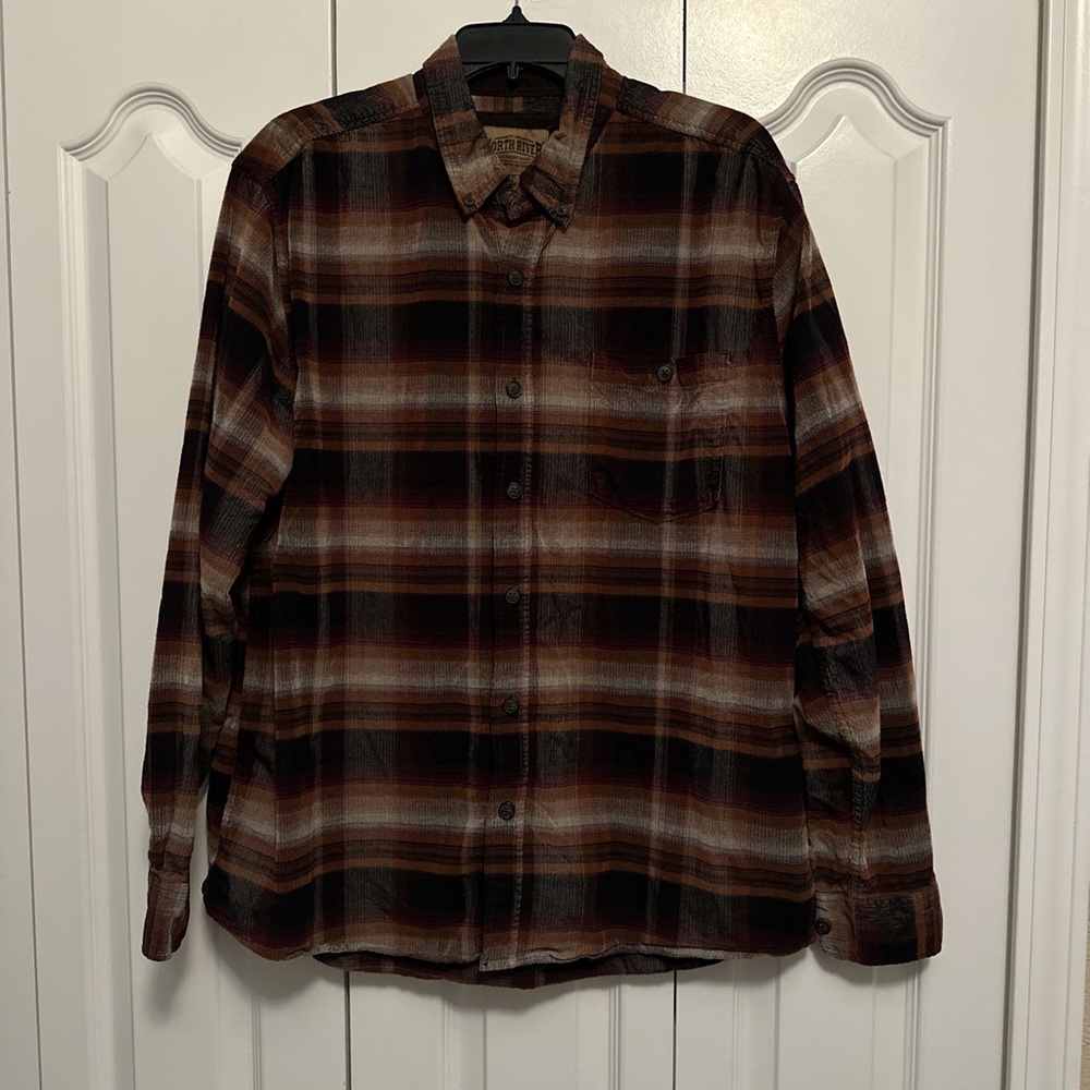 North River Men’s Button Down Shirt Size XL. High Quality.